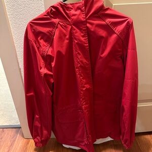Red Hooded Jacket